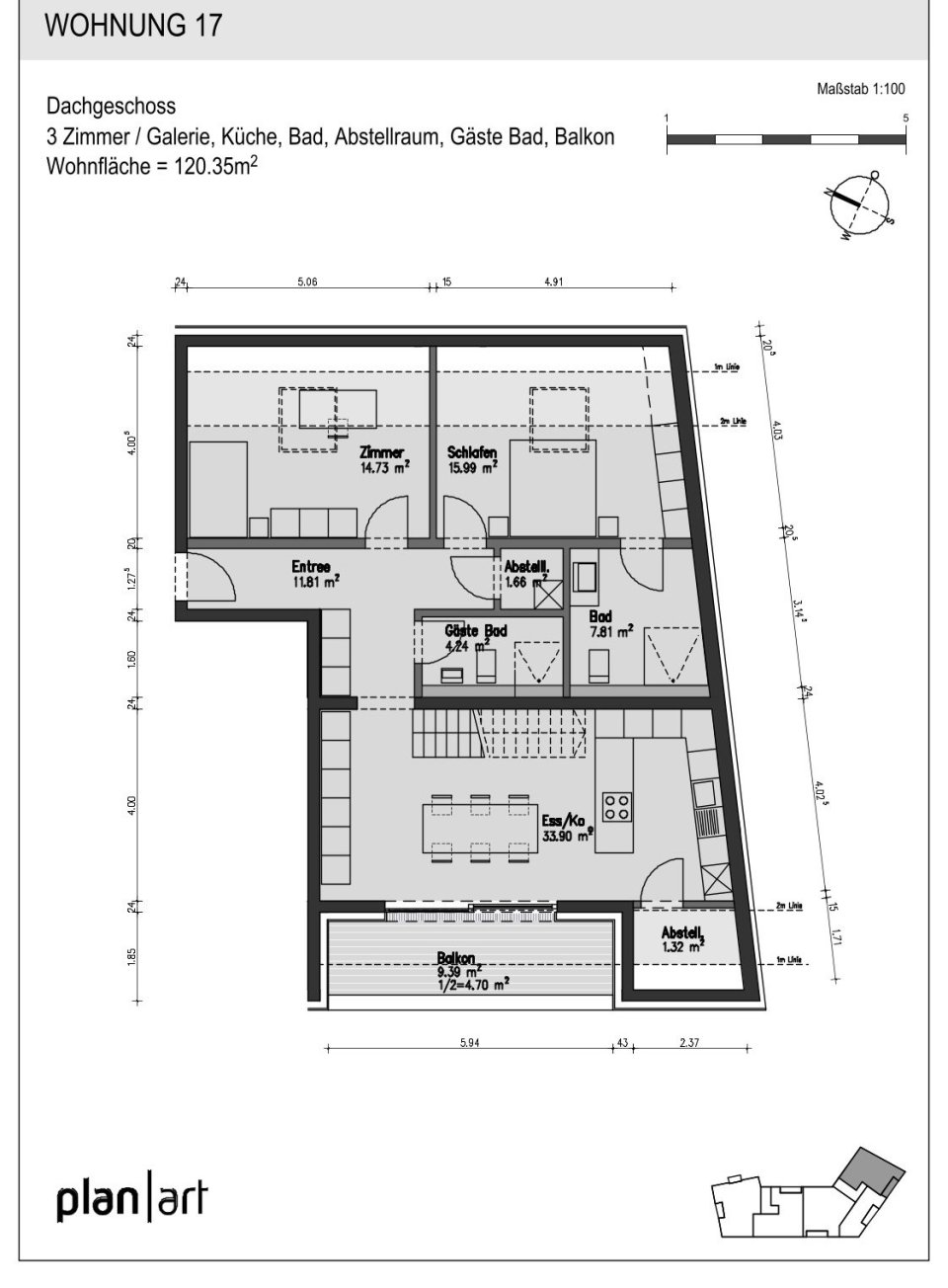 Grundriss | Wohnung Nr. 17