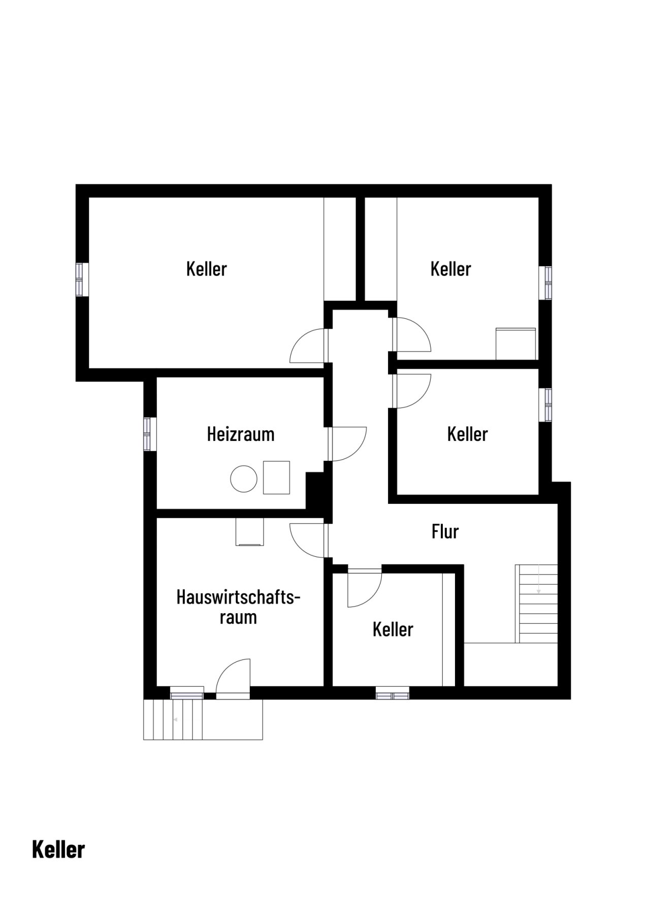 Basement floor plan